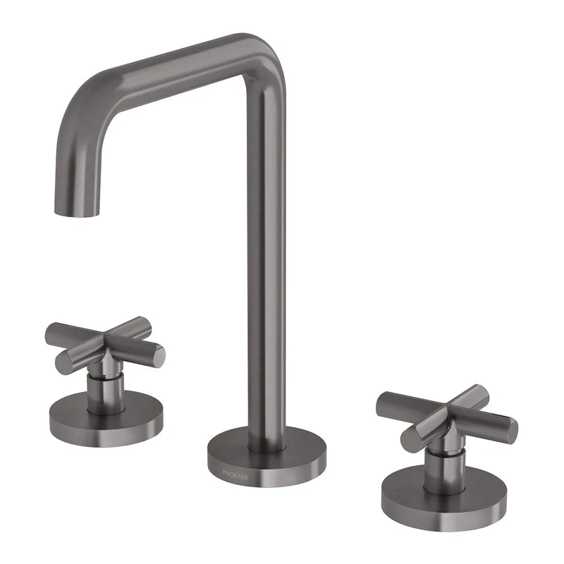 Phoenix Vivid Slimline Plus Basin Set - Brushed Carbon