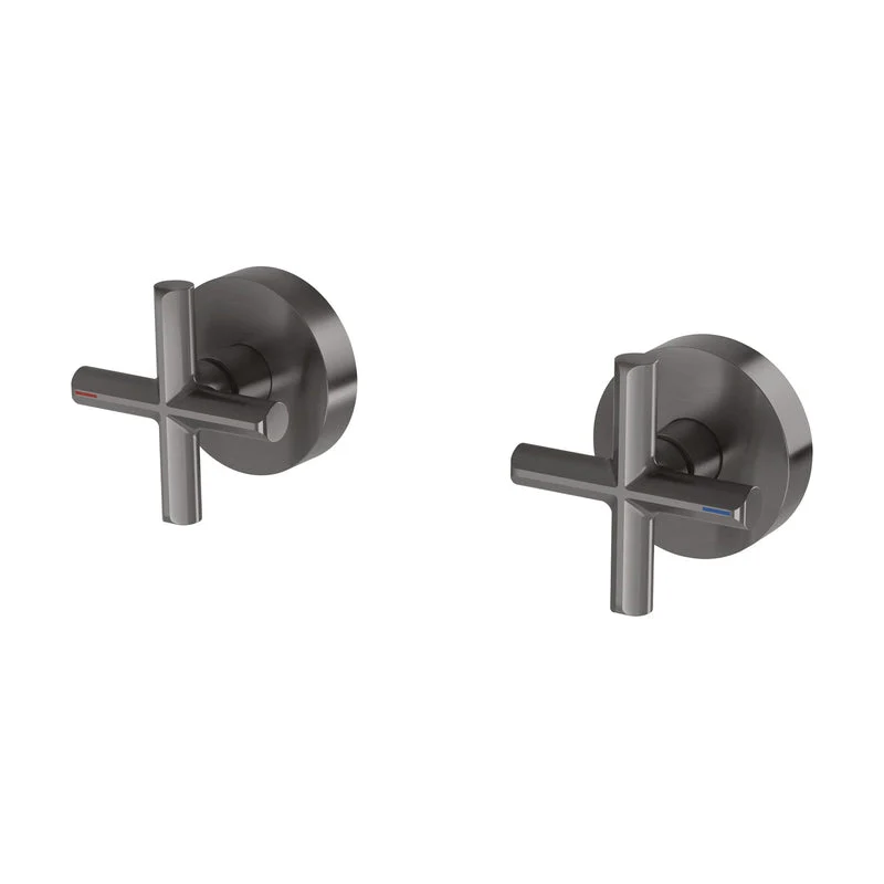 Phoenix Vivid Slimline Plus Wall Top Assemblies - Brushed Carbon