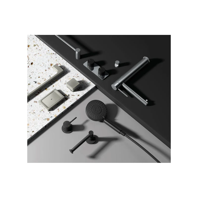 Phoenix Vivid Slimline Robe Hook - Brushed Nickel - Image 3