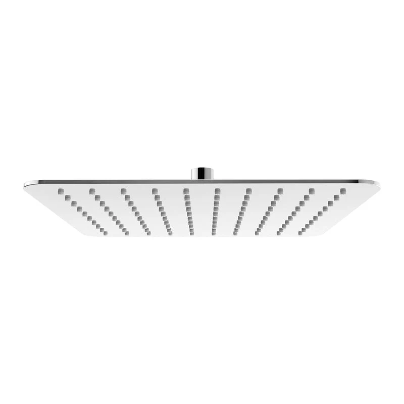 Phoenix Vivid Slimline Shower Rose / Shower Head 300mm Slimline Square - Stainless Steel