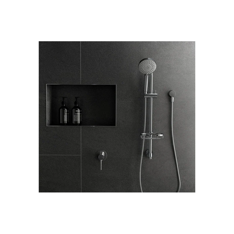 Phoenix Vivid Slimline Shower / Wall Mixer - Brushed Carbon - Image 3