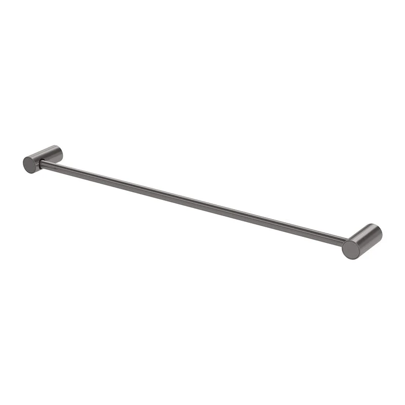 Phoenix Vivid Slimline Single Towel Rail 600mm - Brushed Carbon