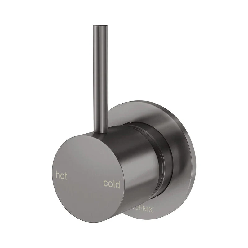 Phoenix Vivid Slimline Up Shower / Wall Mixer - Brushed Carbon