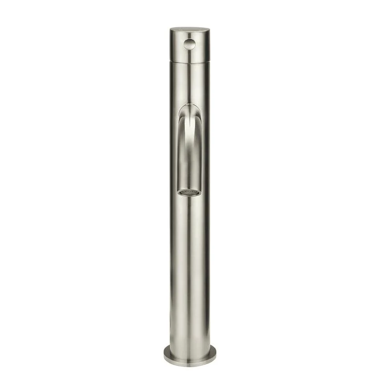 Meir Piccola Tall Basin Mixer Tap with 130mm Spout - PVD Brushed Nickel - Image 3