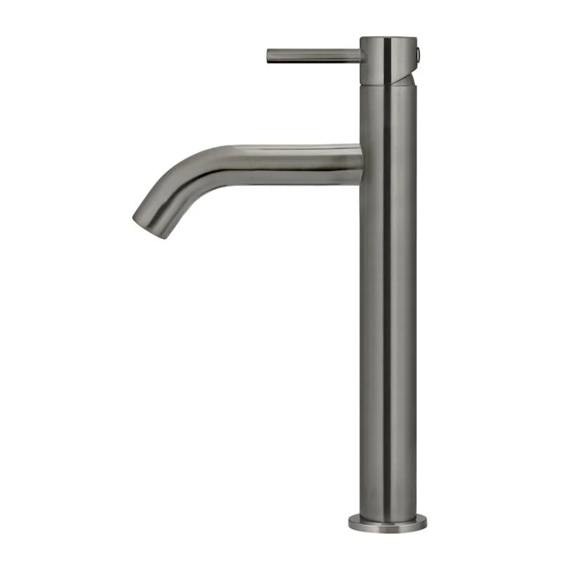 Meir Piccola Tall Basin Mixer Tap with 130mm Spout - Shadow Gun Metal - Image 2