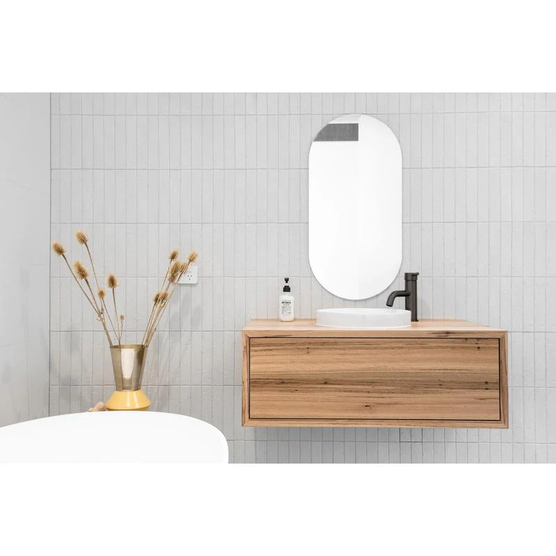 Meir Round Basin Mixer Tap Curved - Shadow Gun Metal - Image 4