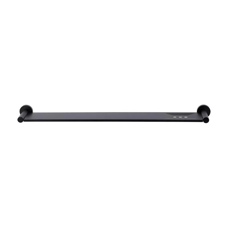 Meir Round Bathroom Shelf - Black Matte - Image 5