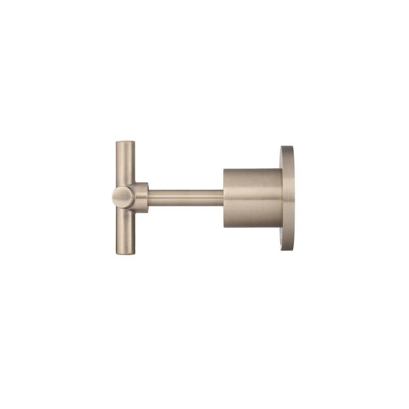 Meir Round Cross Handle Jumper Valve Wall Top Assemblies - Champagne - Image 2