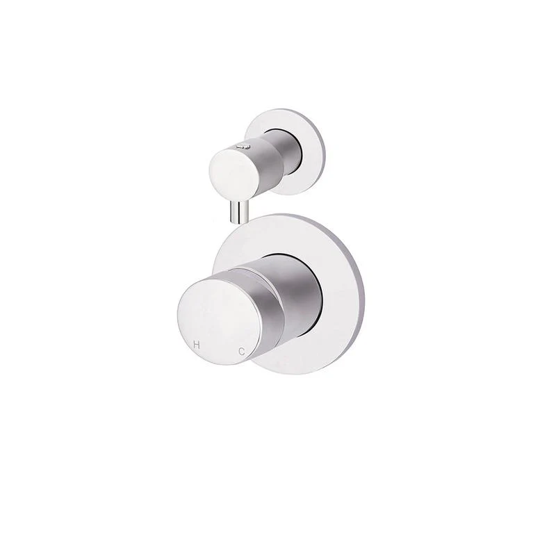 Meir Round Diverter Mixer Pinless Handle Trim Kit (In-wall Body Not Included) - Polished Chrome