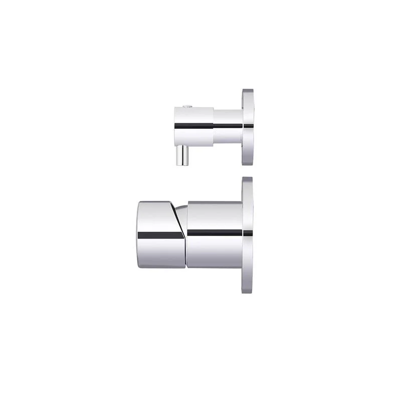 Meir Round Diverter Mixer Pinless Handle Trim Kit (In-wall Body Not Included) - Polished Chrome - Image 2
