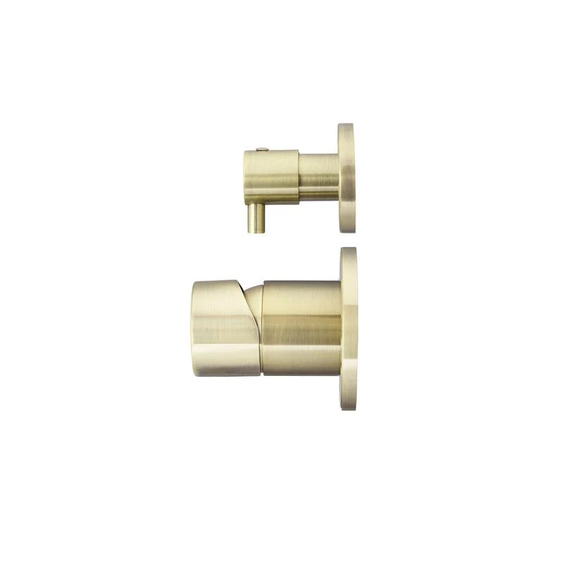 Meir Round Diverter Mixer Pinless Handle Trim Kit (In-wall Body Not Included) - PVD Tiger Bronze - Image 2