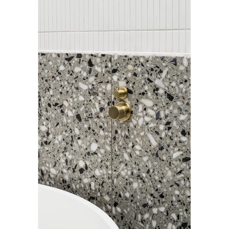 Meir Round Diverter Mixer Pinless Handle Trim Kit (In-wall Body Not Included) - PVD Tiger Bronze - Image 3