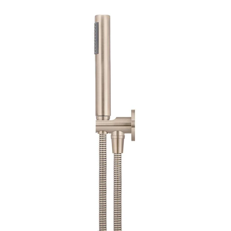 Meir Round Hand Shower on Fixed Bracket - Champagne - Image 3