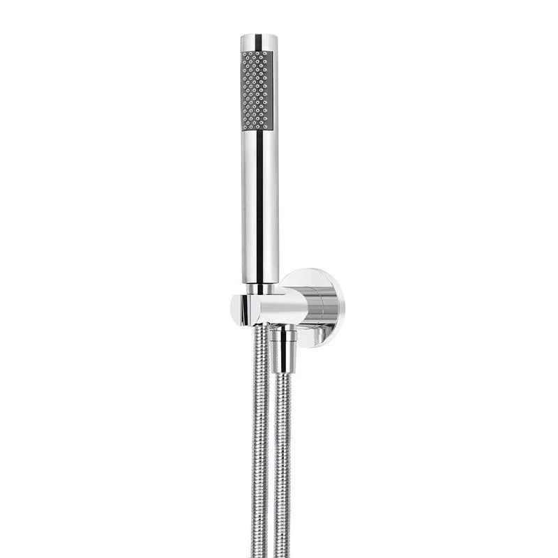 Meir Round Hand Shower on Fixed Bracket - Chrome