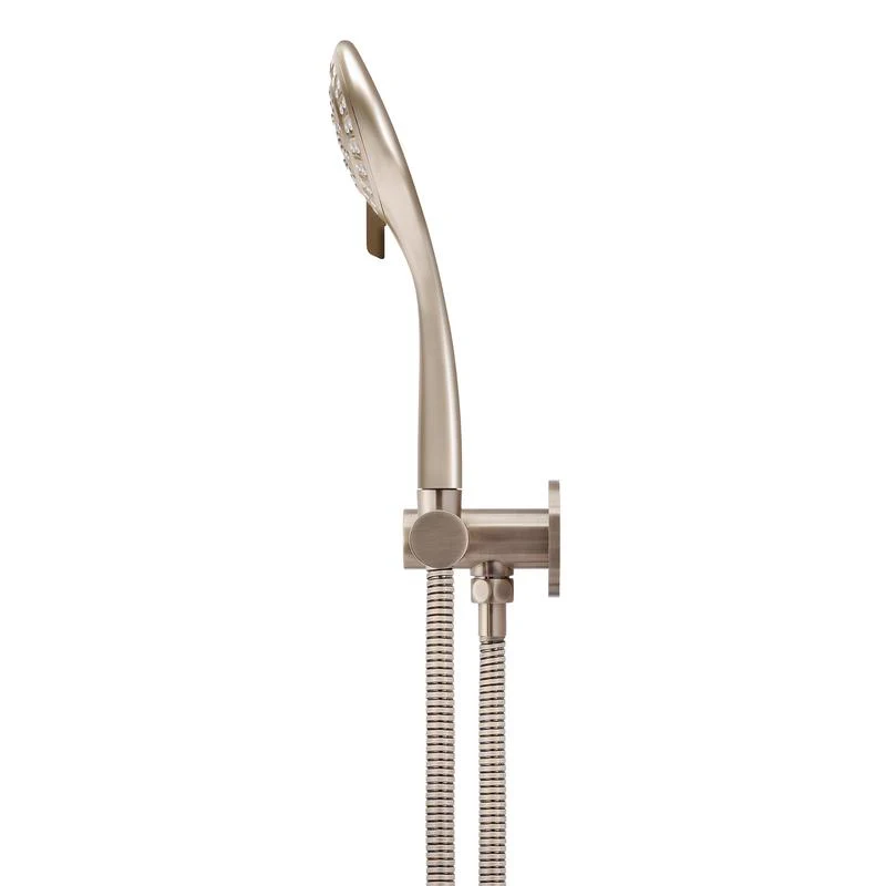 Meir Round Hand Shower on Swivel Bracket - Champagne - Image 3