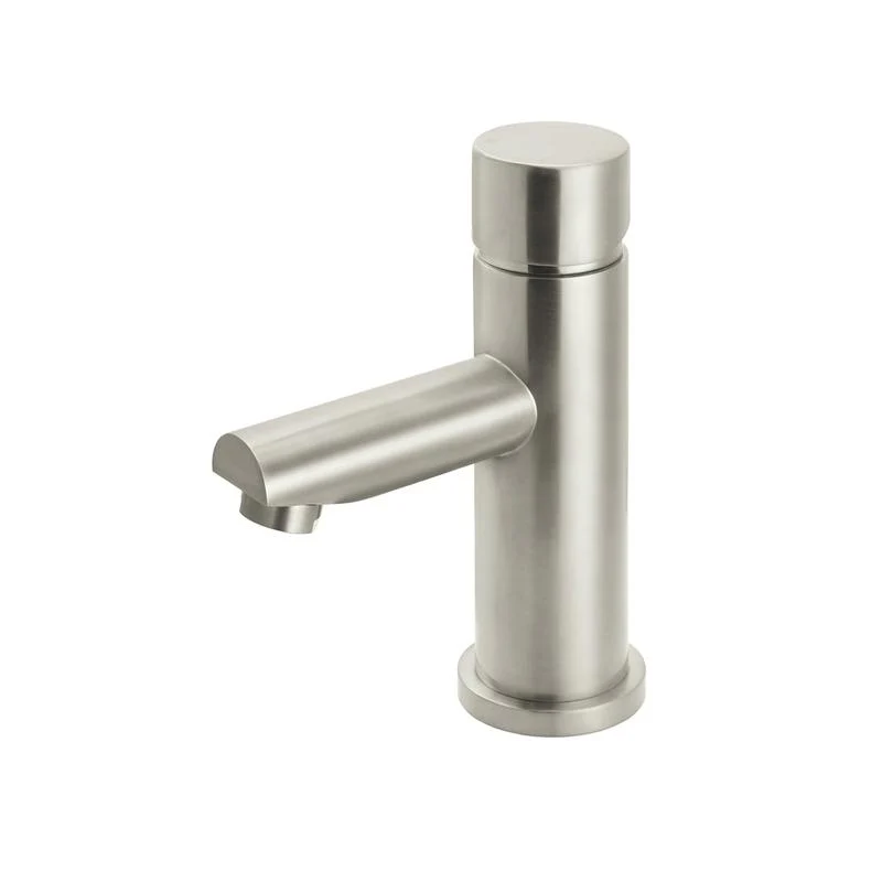 Meir Round Pinless Basin Mixer Tap - PVD Brushed Nickel