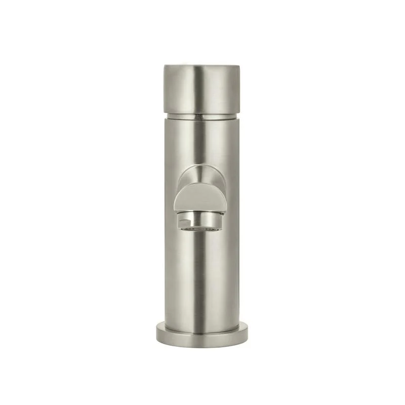 Meir Round Pinless Basin Mixer Tap - PVD Brushed Nickel - Image 3