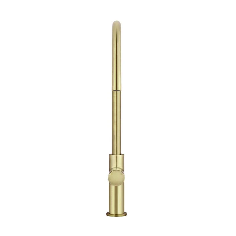 Meir Round Pinless Piccola Pull Out Kitchen Sink Mixer Tap - PVD Tiger Bronze - Image 3