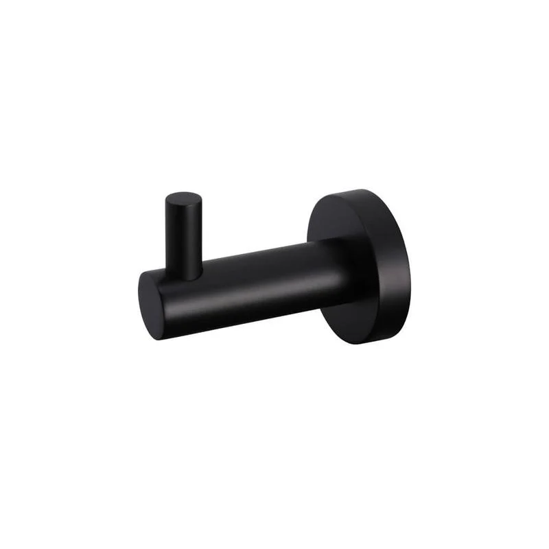 Meir Round Robe Hook - Black Matte