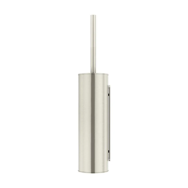 Meir Round Toilet Brush & Holder - PVD Brushed Nickel - Image 2