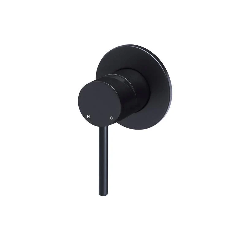 Meir Round Wall Mixer Trim Kit (In-wall Body Not Included) - Black Matte