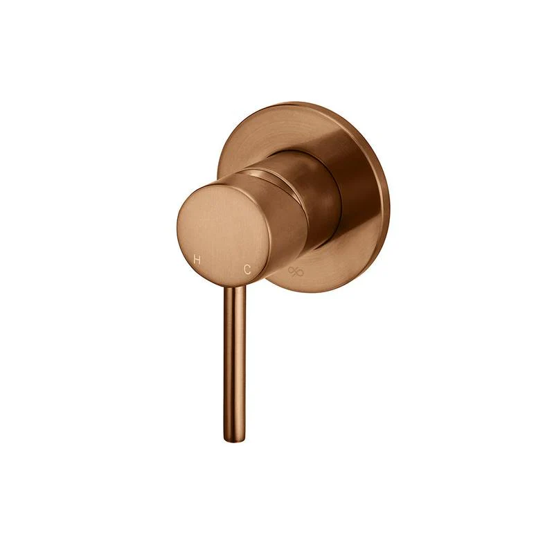 Meir Round Wall Mixer Trim Kit (In-wall Body Not Included) - Lustre Bronze