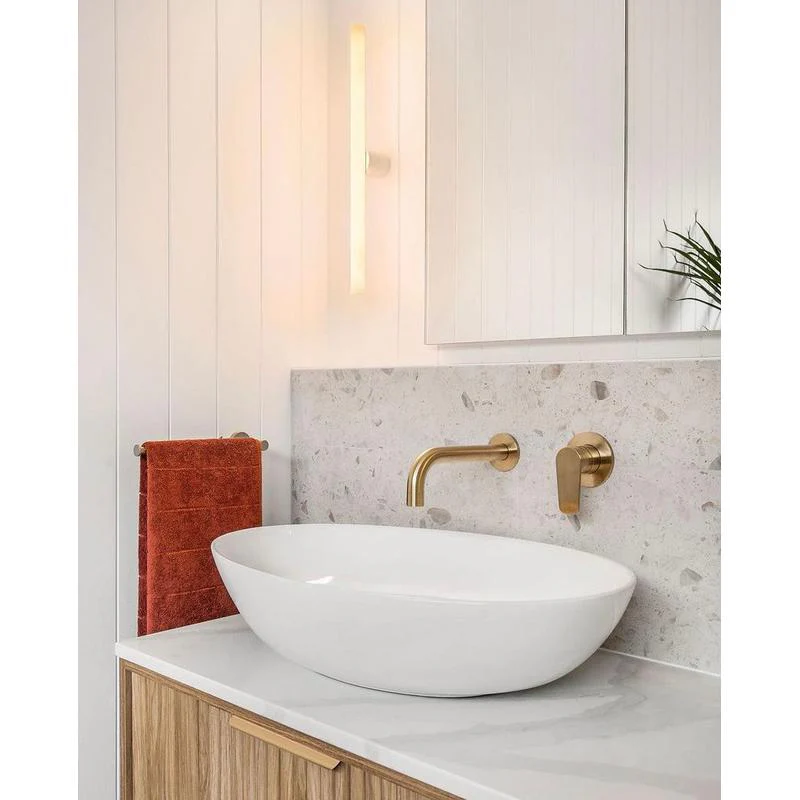 Meir Round Wall Mixer Paddle Handle Trim Kit (In-wall Body Not Included) - PVD Tiger Bronze - Image 5