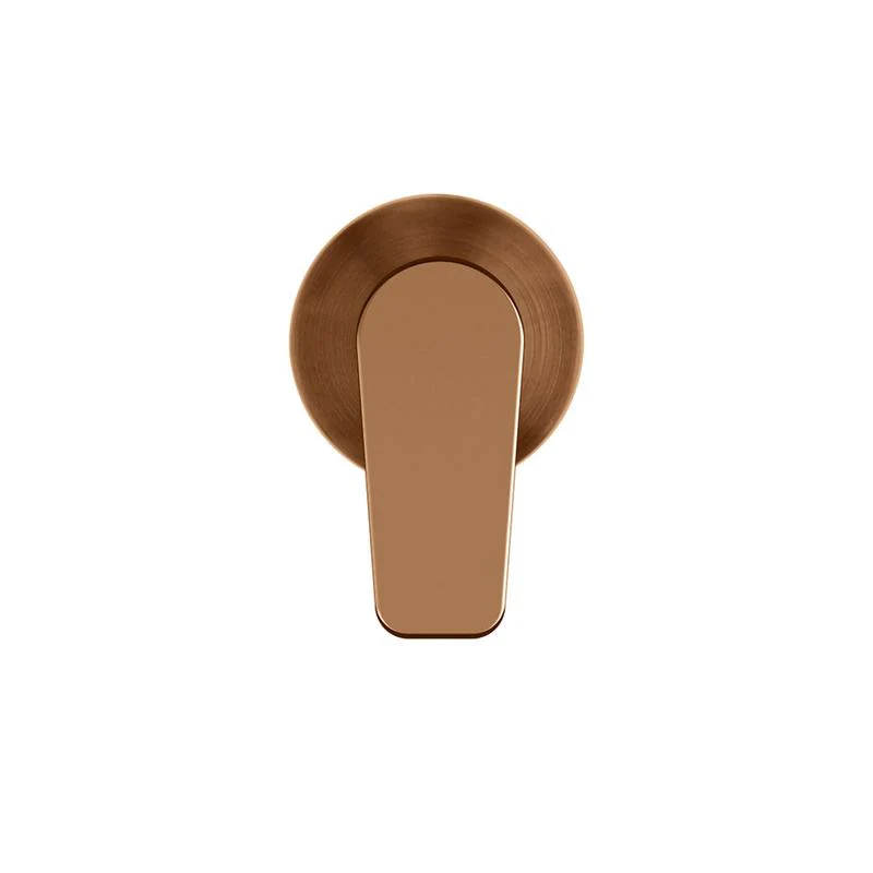 Meir Round Wall Mixer Paddle Handle Trim Kit (In-wall Body Not Included) - Lustre Bronze - Image 3