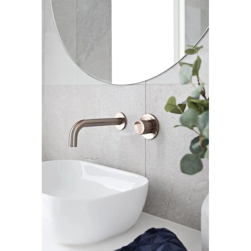 Meir Round Wall Mixer Pinless Handle Trim Kit (In-wall Body Not Included) - Champagne - Image 5