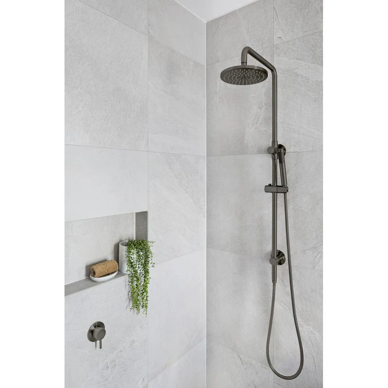 Meir Round Wall Mixer Short Pinâ€“lever Trim Kit (In-wall Body Not Included) - Shadow Gun Metal - Image 5