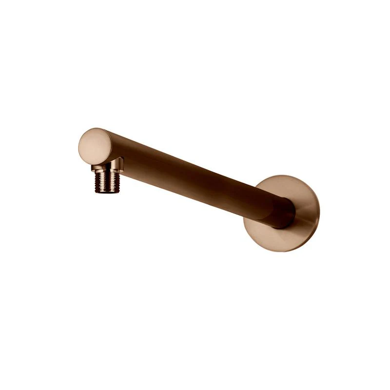 Meir Round Wall Shower Arm 400mm - Lustre Bronze