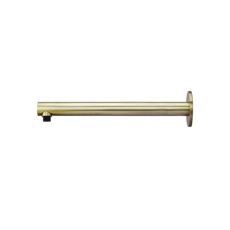 Meir Round Wall Shower Arm 400mm - PVD Tiger Bronze - Image 2