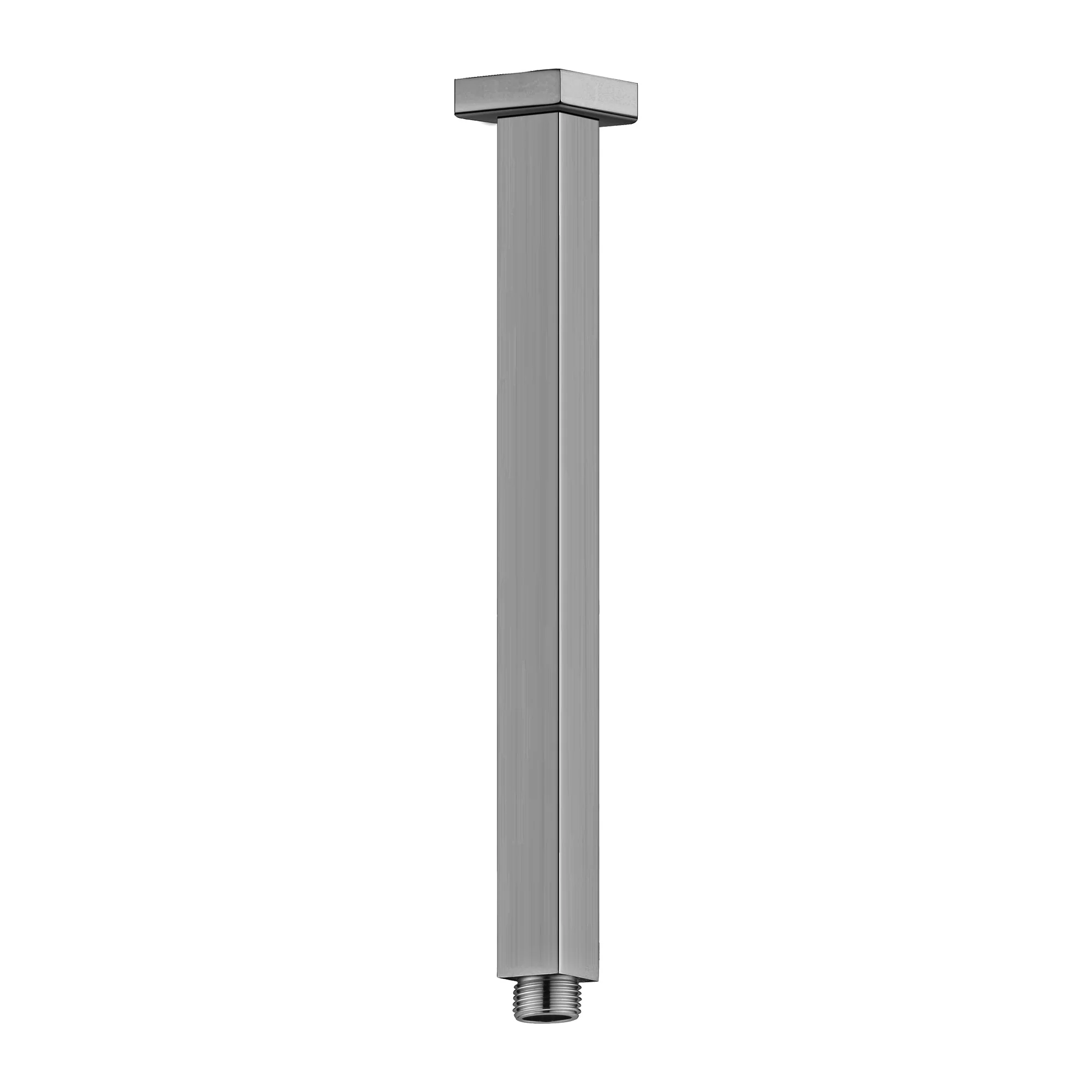 Nero Square Ceiling Arm 300mm Length - Gun Metal