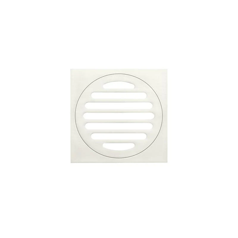 Meir Square Floor Grate Shower Drain 100mm outlet - PVD Brushed Nickel - Image 2