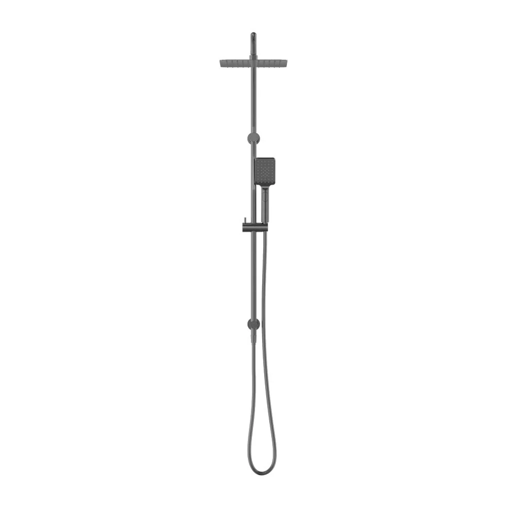 Nero Square Project Twin Shower - Gun Metal - Image 2