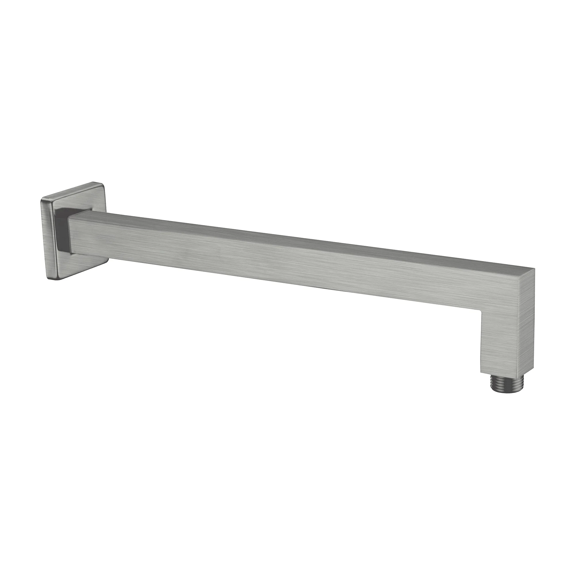 Nero Square Shower Arm - Gun Metal