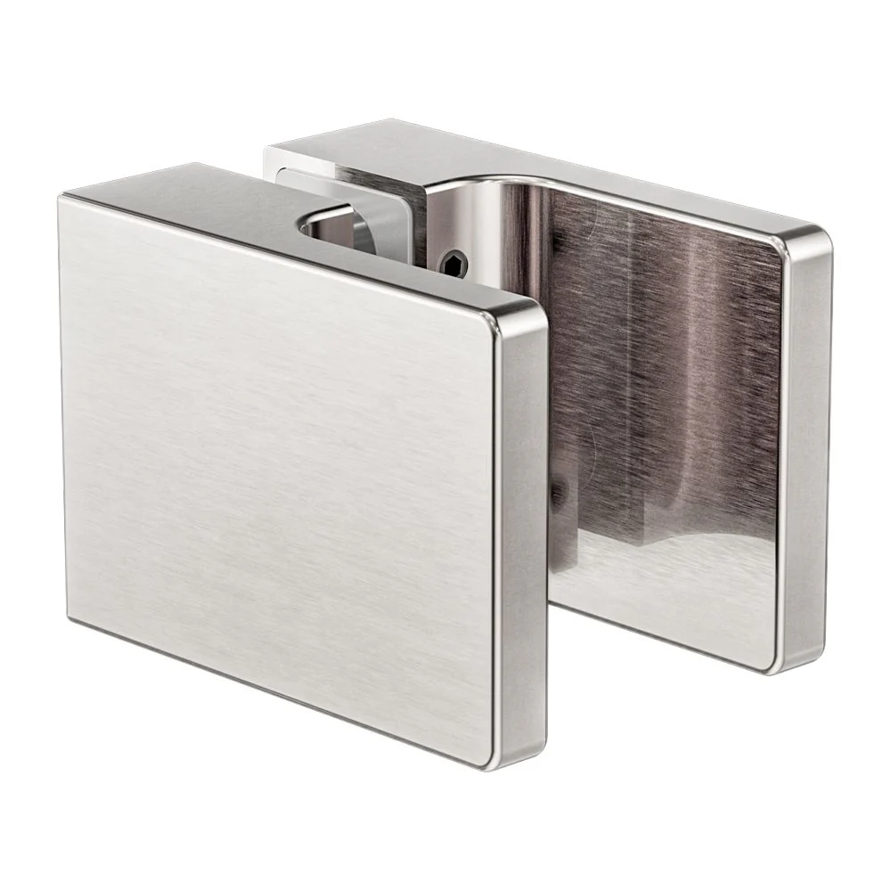 Nero Square Shower Knob Handle - Brushed Nickel