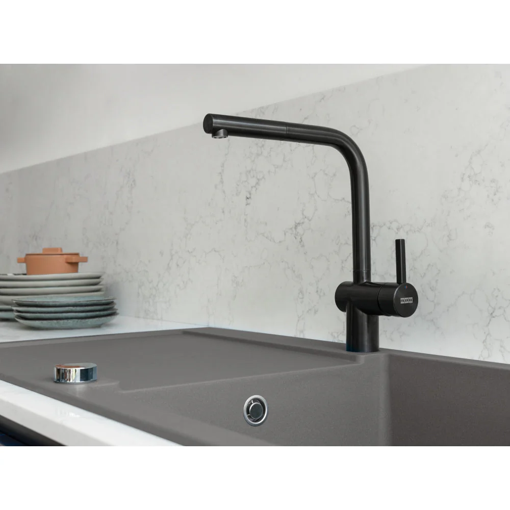 Franke Atlas Neo BS Pull Out Tap - Industrial Black - Image 2