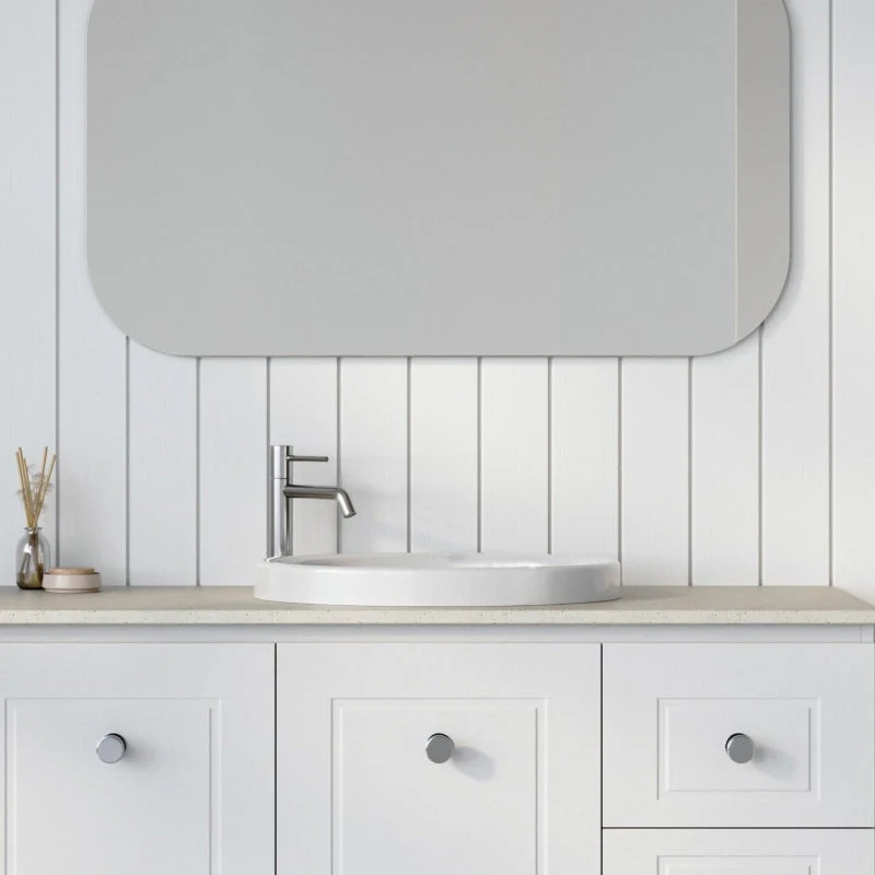 Timberline Coast Semi-Inset Basin - White Gloss - Image 2