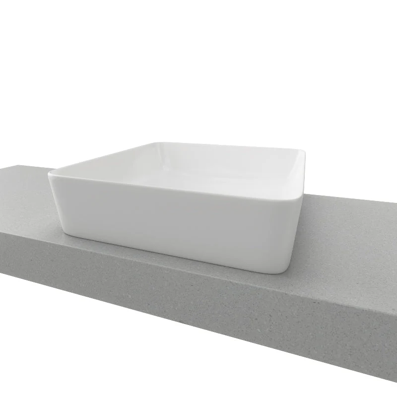 Timberline Florent Above Counter Basin - White Gloss - Image 5
