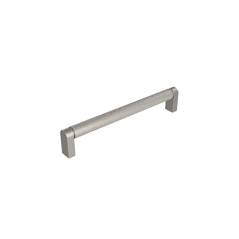 Timberline Knurled Bar 330mm Handle - Brushed Nickel