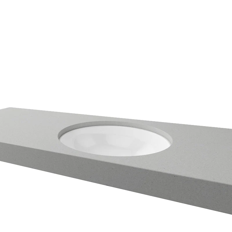 Timberline Oval Undermount Basin - White Gloss - Image 4