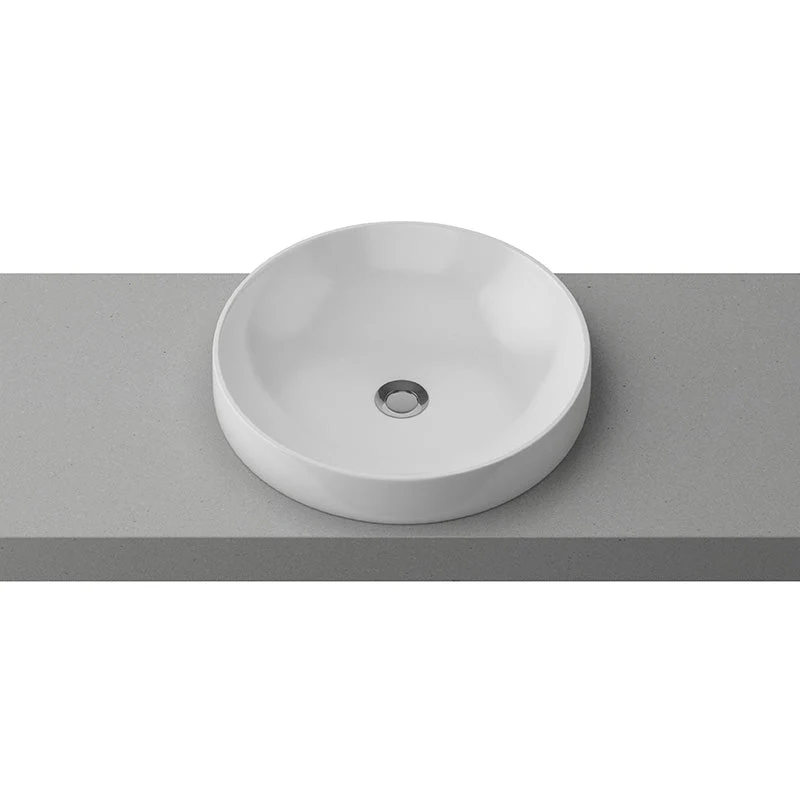 Timberline Radius Semi-Inset Basin - White Matt - Image 3