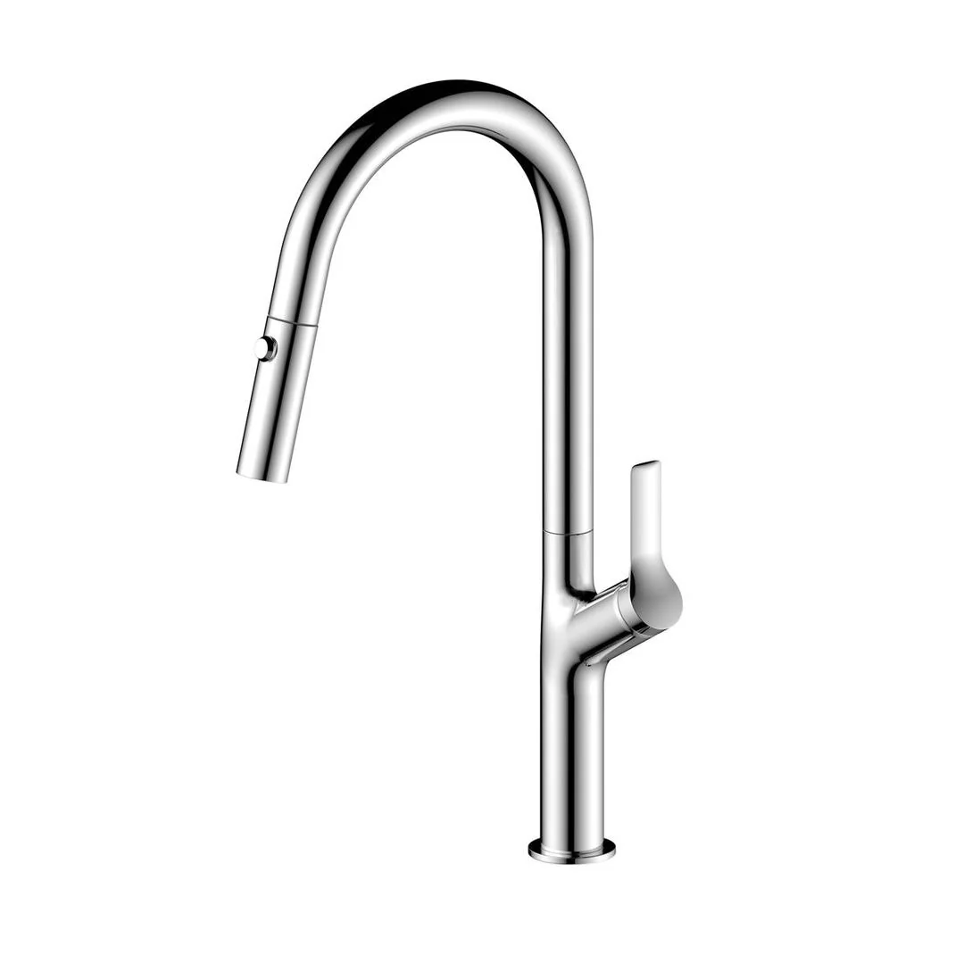 Linsol Tish Pull Out Sink Mixer - Chrome