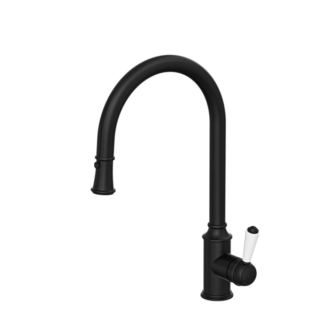 Linsol Tommy S2 Pull Out Sink Mixer - Matte Black