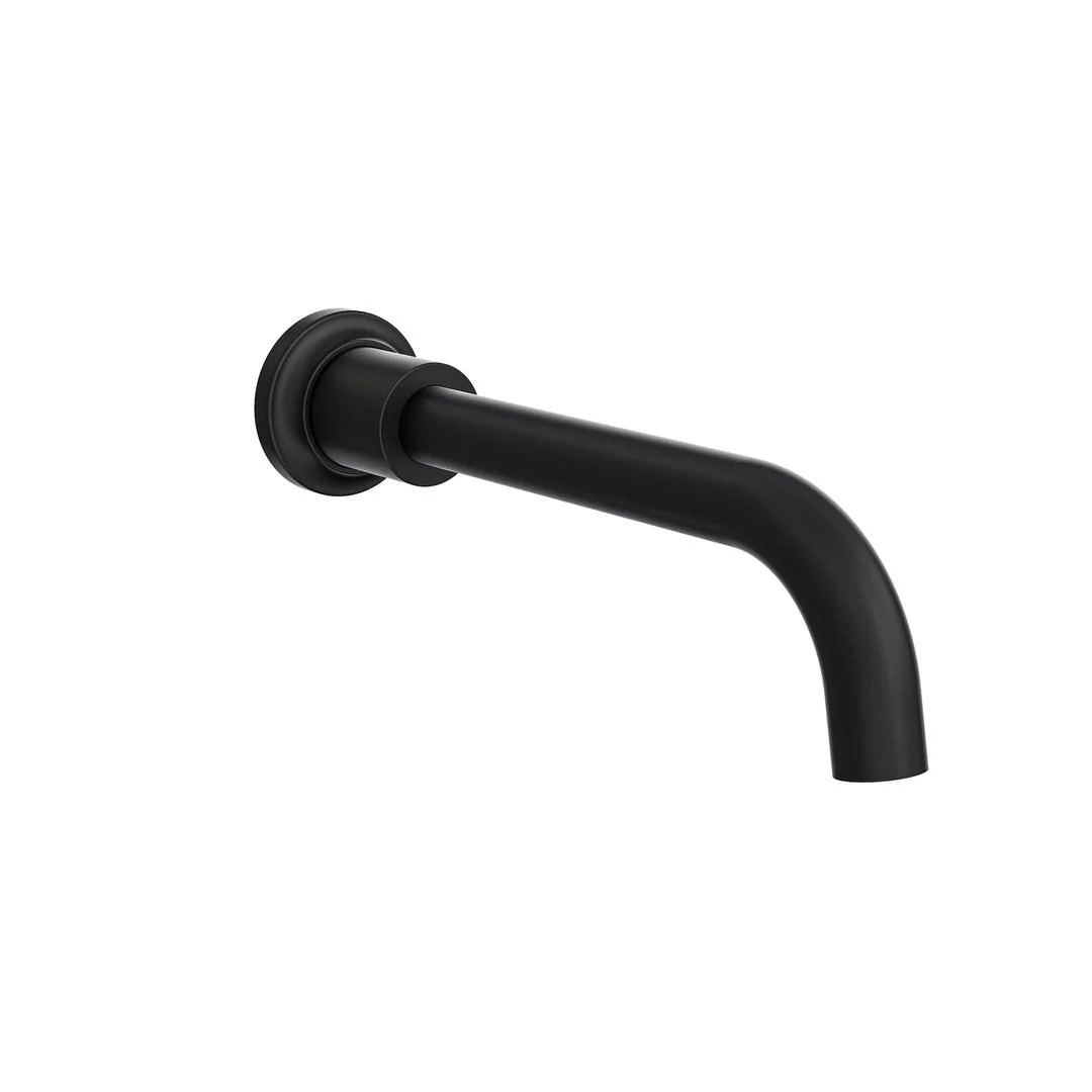 Linsol Tre Wall Mount Bath Spout - Matte Black - Image 2