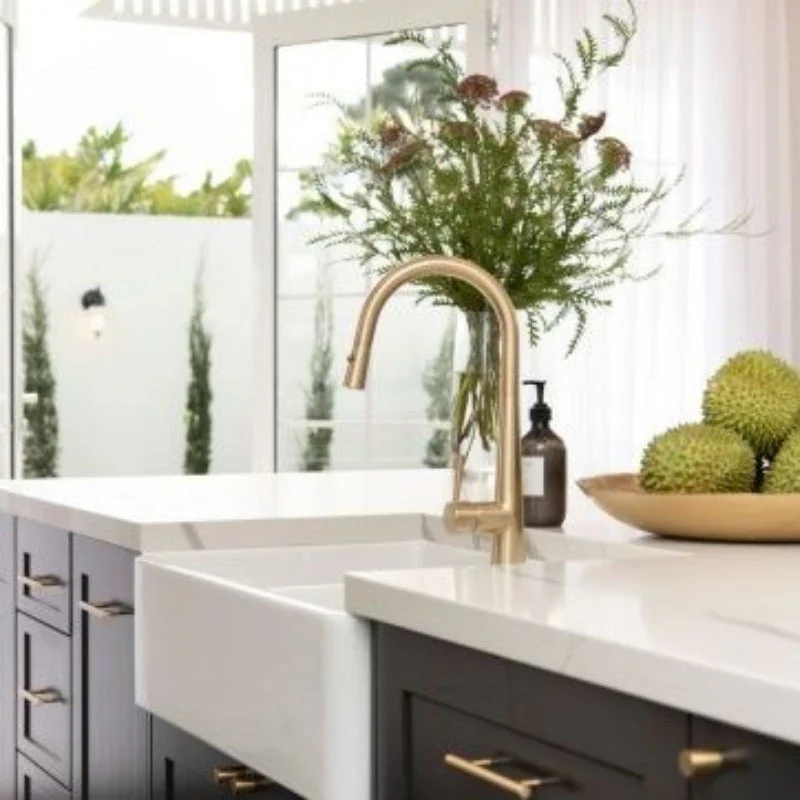 Turner Hastings Chester 800mm Double Flat Fireclay Butler Sink with Taphole and Overflow - Image 2