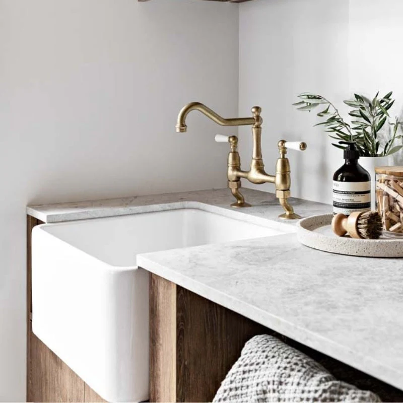 Turner Hastings Novi 500mm Fireclay Butler Sink - White Gloss - Image 6