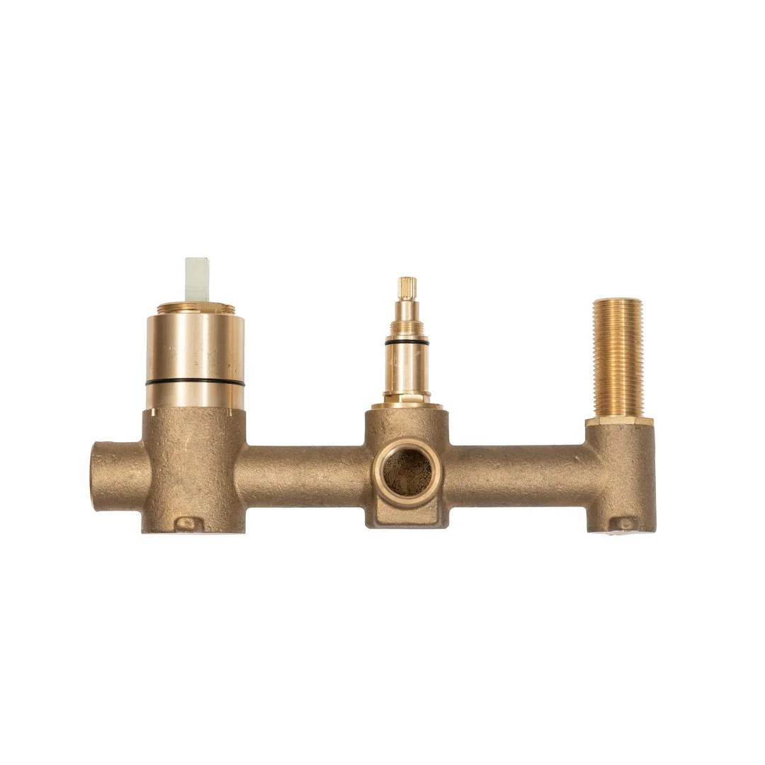 Linsol Universal Multifit Wall Mixer with Divertor and Hand Shower In Wall Body