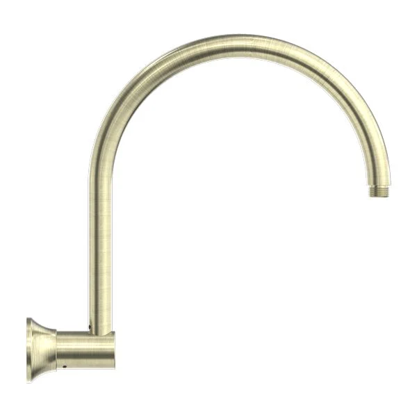 Nero York Shower Arm - Aged Brass - Image 3